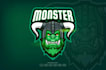 design eye catching mascot, monster logo