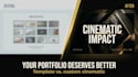 design a cinematic portfolio website
