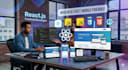 develop responsive websites using react js, HTML, CSS and javascript