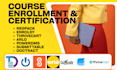 setup course enrollment certification regpack enrolsy thrivecart arlo powerdms