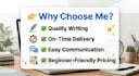 write simple and clear blog articles