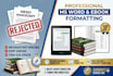 ebook formatting for amazon kdp document formatting paperback book formatting