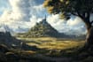 design amazing fantasy landscape