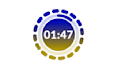 create countdown timer clock animation