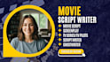 write movie script screenplay script writing film TV series pilot script editing