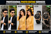 do professional photo background change and photo editing