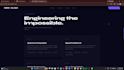 build a premium 3d animated react frontend website