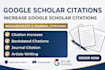 increase and backdate google scholar citation