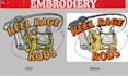 create embroidery pod digitizing to dst, pes jef files print on demand wilcom