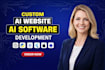 develop ai website, ai chatbot, ai web app development, as ai software developer