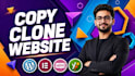 redesign copy clone website duplicate website and design professional wordpress