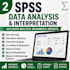 perform spss data analysis and interpret results