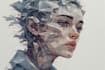 design awesome geometric low poly illustration