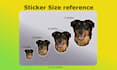 turn your pets in to cute durable stickers