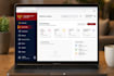create a clean admin dashboard website