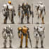 design sci fi mecha and robot concept art