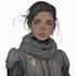 design futuristic sci fi character illustration