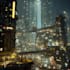 do cyberpunk scifi futuristic city