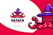 do modern creative professional kraken logo