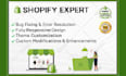 do shopify coding, theme developement and customization