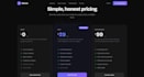 design a stunning modern landing page with html css and javascript
