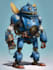3d model the robot and mecha