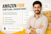 be your amazon fbm virtual assistant for store management