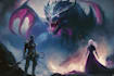 shape stunning dnd fantasy rpg character paintings with cosmic elements