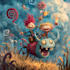 create whimsical children book illustration