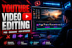 edit engaging youtube videos, vlogs and faceless content