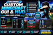 create custom minecraft gui hud, pvp gui, mod gui design and UI