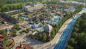 design theme park, water park master plan, 3d site plan and rendering