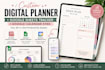 design custom digital planner, google sheets tracker and calendar sync