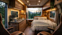 design 3d camper van interior design, 3d caravan, motorhome design and rendering