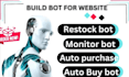 code facebook marketplace bot, ebay bot, posting bot, purchase bot, shopify bot
