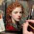 paint a real oil portrait