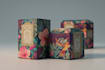 do aesthetic coffee bag packaging, stickers and label design