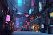 making a cyberpunk character art