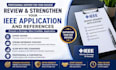 review and strengthen your ieee application and references