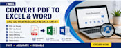 do accurate data entry, data collection, copy pest, excel and web research