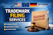 register your word mark or logo trademark in the USA or eu
