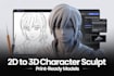 sculpt high quality 3d character model, 3d printing