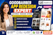 customize and redesign your goodbarber ecommerce mobile app