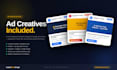 design mca website, business funding website, mca ads creative for iso website