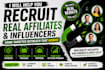 recruit targeted affiliates for your saas or shopify brand