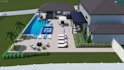 create 3d architectural pool design using structure studios software