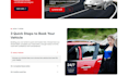 build limousine website, chauffeur website, taxi booking website taxi website