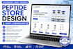 design peptide website peptide store peptide research peptide supplement website