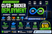 create cicd pipeline and dockerrise the project