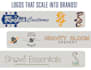 create a custom hand made logo